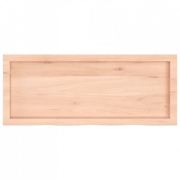 Półka, 100x40x(2-4) cm, surowe lite drewno dębowe