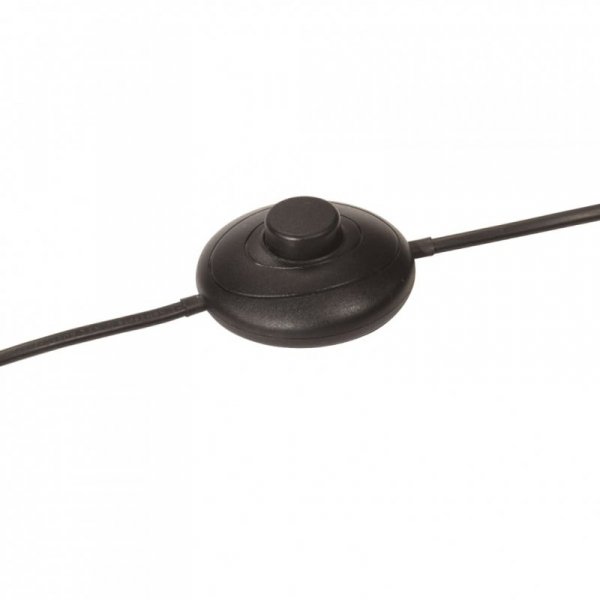 Lampa stojąca, 25 W, biała, 75x75x90-150 cm, E27