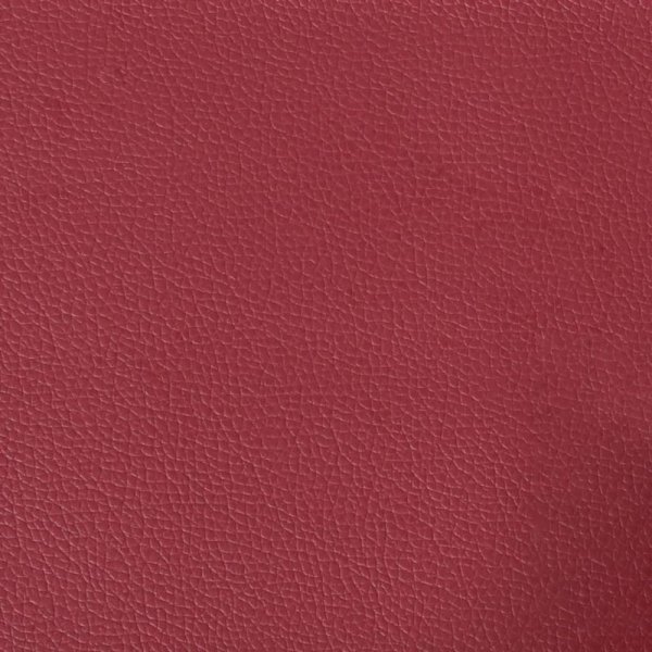 Sofa Chesterfield, 3-os., bordowa, tapicerowana sztuczną skórą