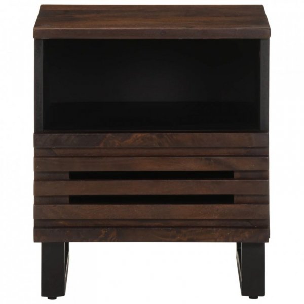 Szafki nocne, 2 szt., 40x34x46 cm, lite drewno mango