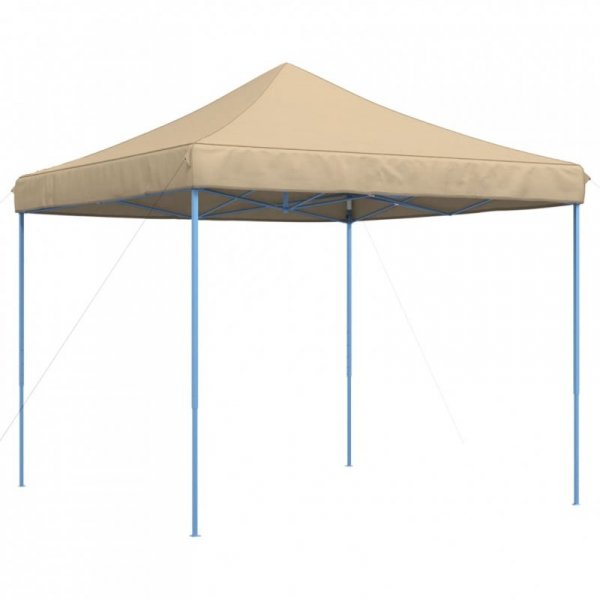 Składany namiot imprezowy typu pop-up, beżowy, 292x292x315 cm