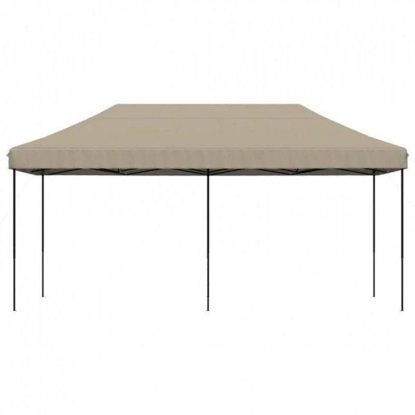 Składany namiot imprezowy typu pop-up, taupe, 580x292x315 cm