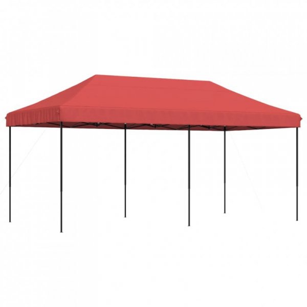 Składany namiot imprezowy pop-up, burgundowy, 580x292x315 cm