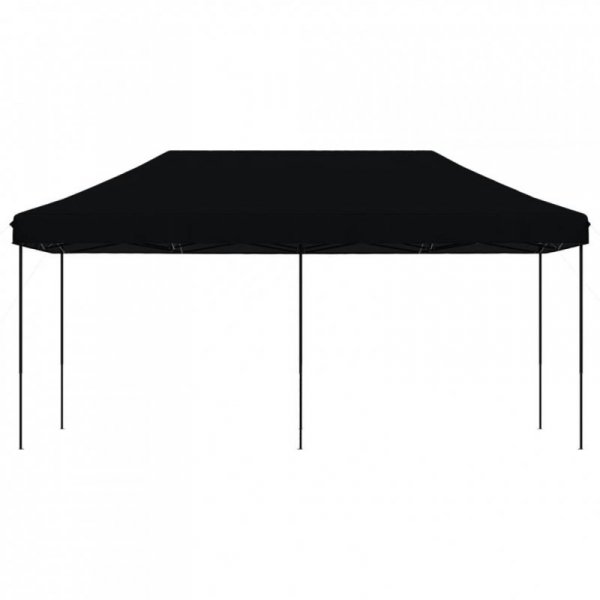 Składany namiot imprezowy typu pop-up, czarny, 580x292x315 cm