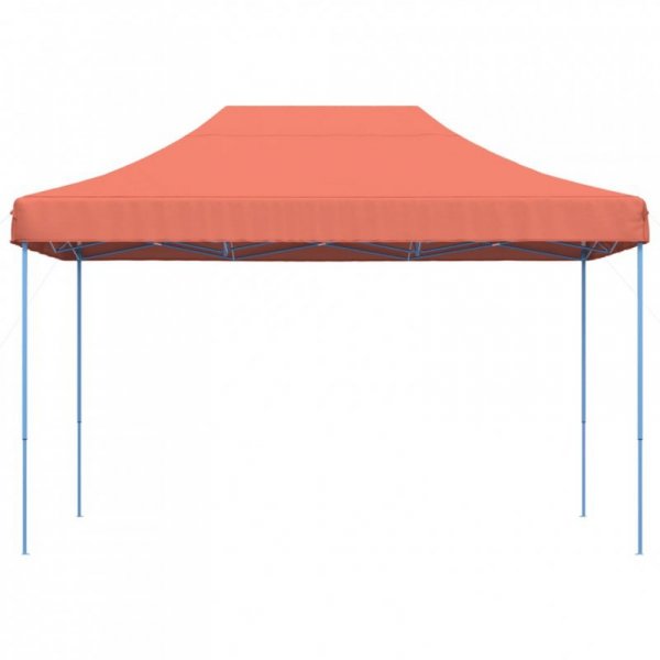 Składany namiot imprezowy typu pop-up, terakota, 410x279x315 cm