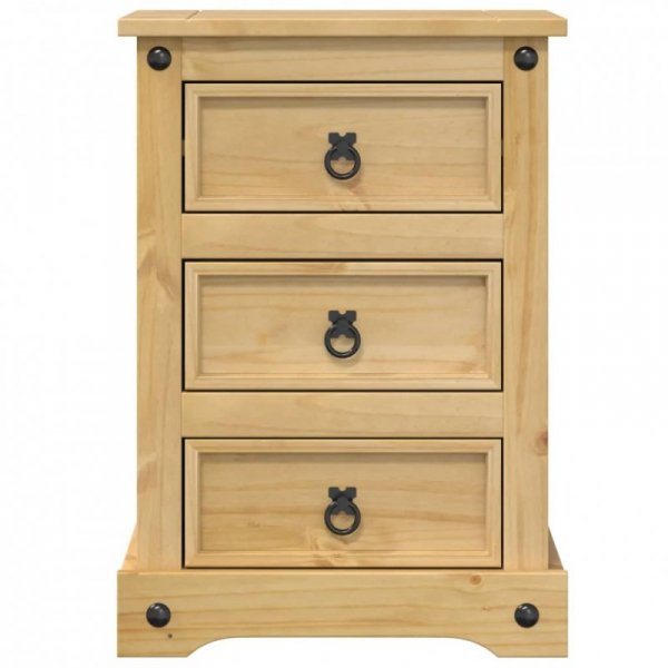 Szafka nocna Corona, 45x35x64 cm, lite drewno sosnowe