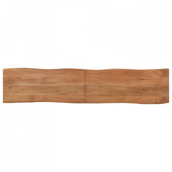 Ławka, 160 cm, lite drewno akacjowe i stal