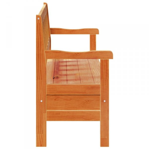 Ławka zewnętrzna  Acacia 119x76x44 cm z litego drewna sosnowego