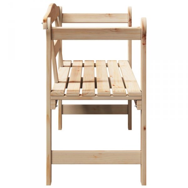 ławka ogrodowa  119x76x44 cm z litego drewna sosnowego