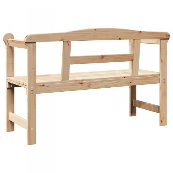 ławka ogrodowa  119x76x44 cm z litego drewna sosnowego