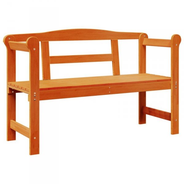 Ławka ogrodowa  z akacji 119x76x44 cm z litego drewna sosnowego