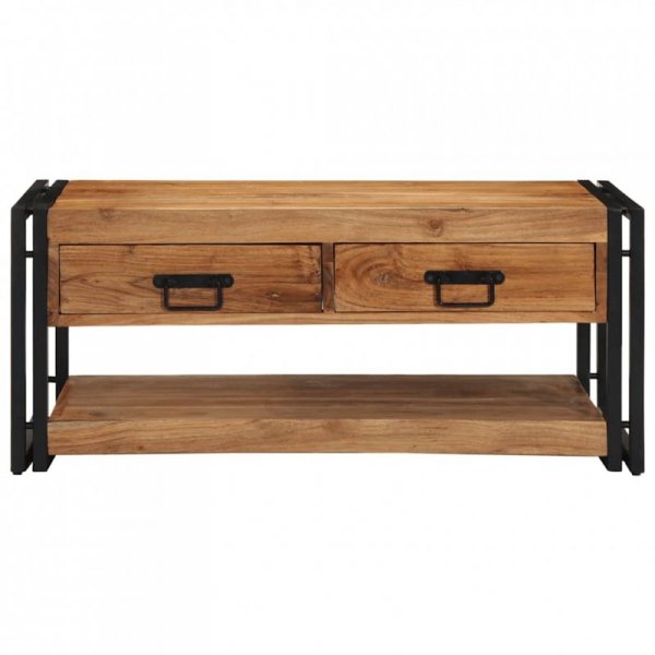 Stolik kawowy 90x50x38 cm Drewno lite Akacja