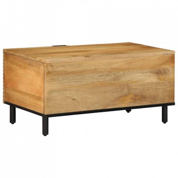 Stolik kawowy Brązowy 80x50x40 cm Drewno lite Mango