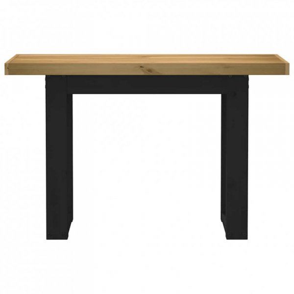 Stolik konsolowy, NOAIN, 120x30x75 cm, lite drewno sosnowe