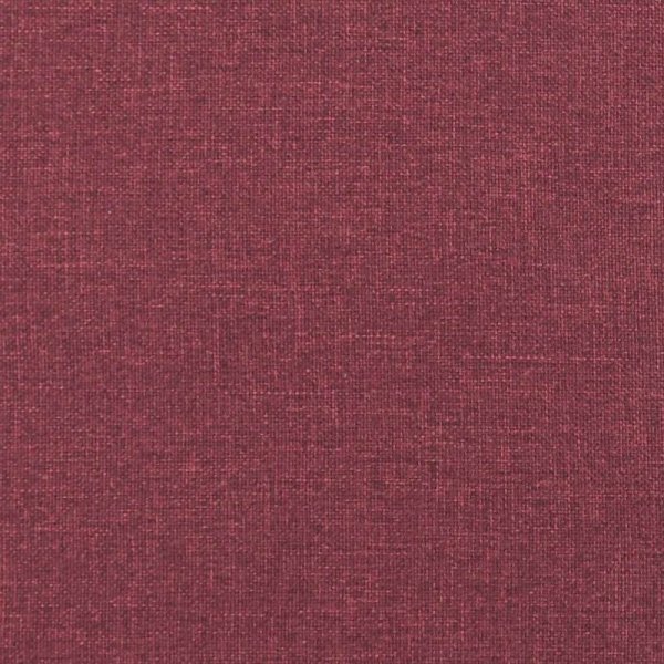 Sofa 3-osobowa, winna czerwień, 180 cm, tkaniną