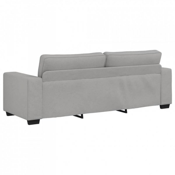 Sofa 3-osobowa, szara chmurowy, 180 cm, tkaniną