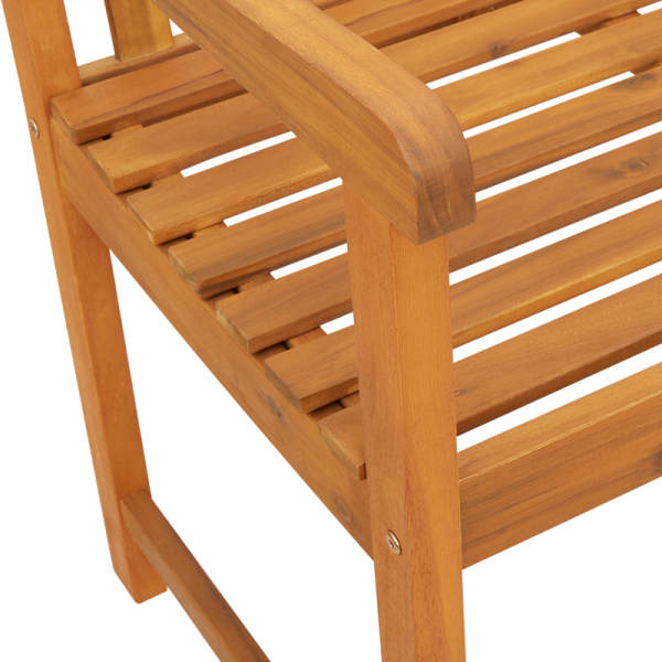 Ławka ogrodowa 150x56x90 cm z solidnego drewna akacjowego