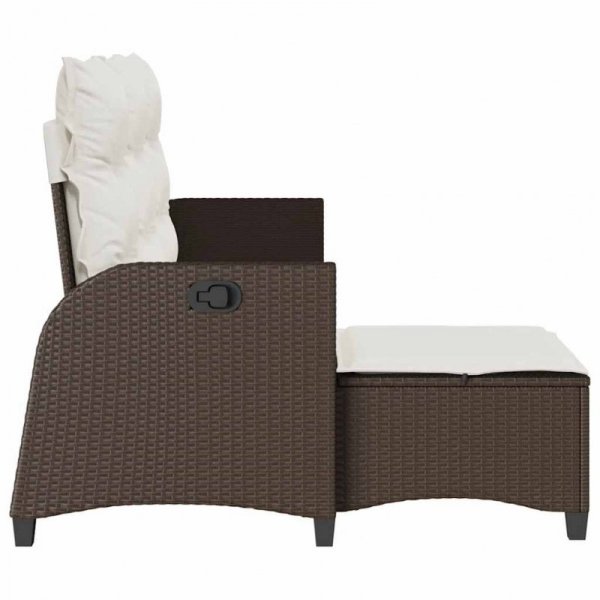 Rozkładana Sofa Ogrodowa z Poduszkami w Kształcie Litery L