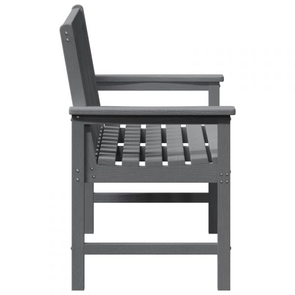 Ławka Ogrodowa  Jasnoszara 120 cm HDPE