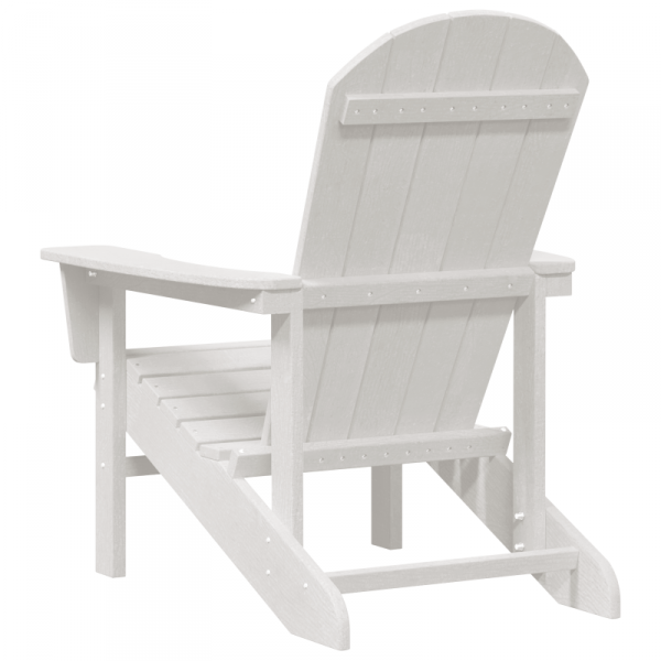 Krzesło Adirondack  Białe 74x82x91 cm HDPE