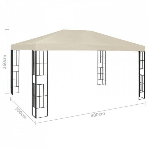 Altana 3x4 m, kremowa