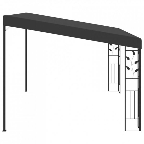 Altana przyścienna, 4 x 3 x 2,5 m, antracytowa