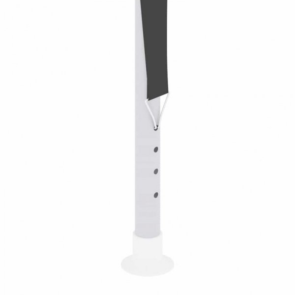 Namiot imprezowy ze ściankami, 2x2 m, antracyt, 90 g/m²