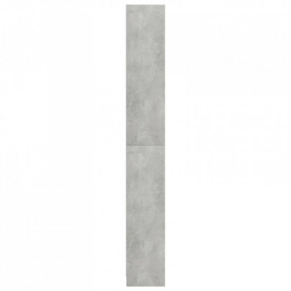 Regał na książki z 5 półkami, betonowy szary, 80 x 24 x 175 cm