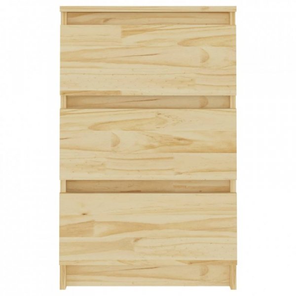 Szafki nocne, 2 szt., 40x29,5x64 cm, lite drewno sosnowe