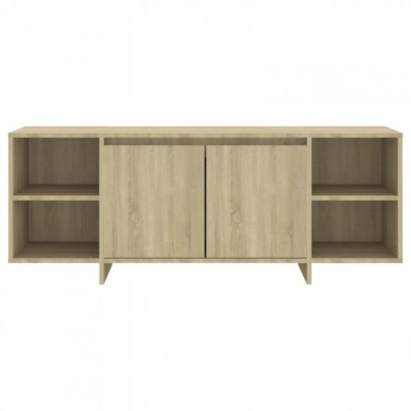 Szafka pod TV, dąb sonoma, 130x35x50 cm materiał drewnopochodny