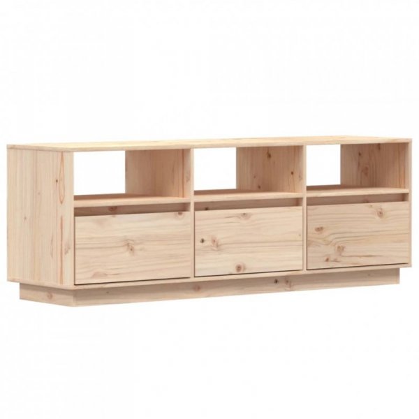 Szafka pod telewizor, 140x37x50 cm, lite drewno sosnowe
