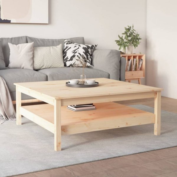 Stolik kawowy, 100x100x40 cm, lite drewno sosnowe