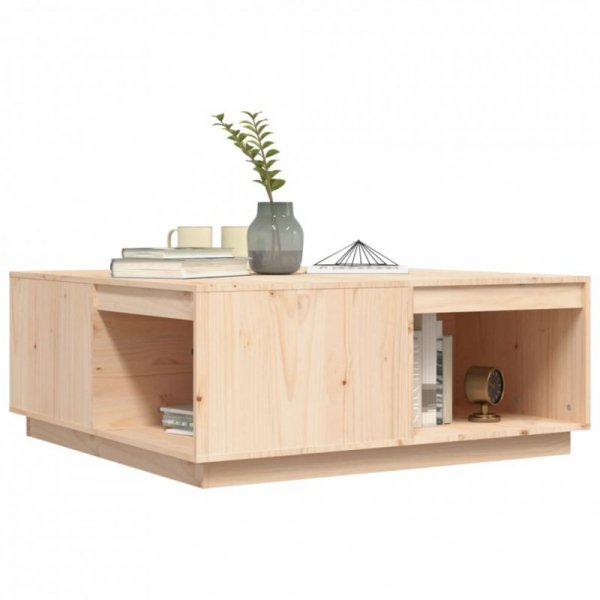 Stolik kawowy, 100x100x40 cm, lite drewno sosnowe