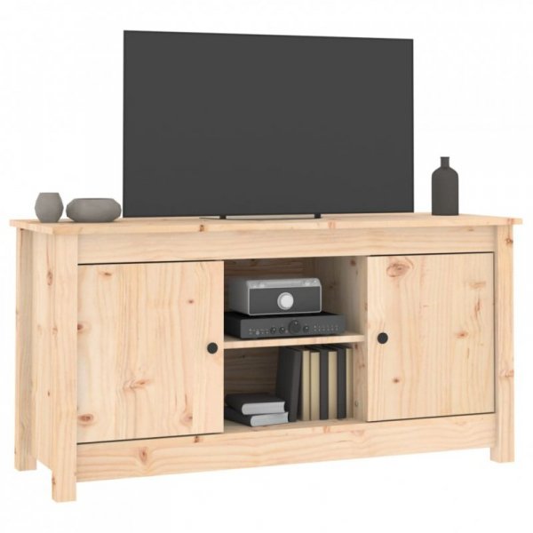 Szafka pod telewizor, 103x36,5x52 cm, lite drewno sosnowe