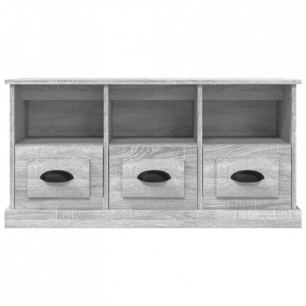Szafka pod TV, szary dąb sonoma, 100x35x50 cm