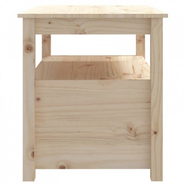 Stolik kawowy, 71x49x55 cm, lite drewno sosnowe