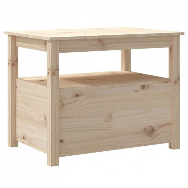 Stolik kawowy, 71x49x55 cm, lite drewno sosnowe