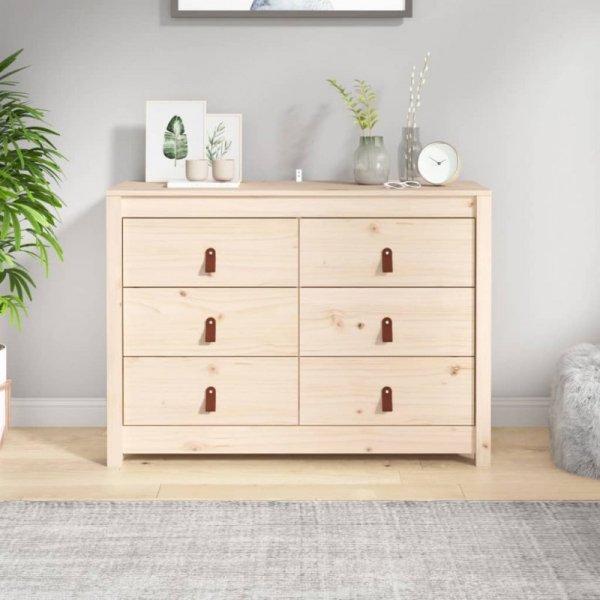 Komoda, 100x40x72 cm, lite drewno sosnowe