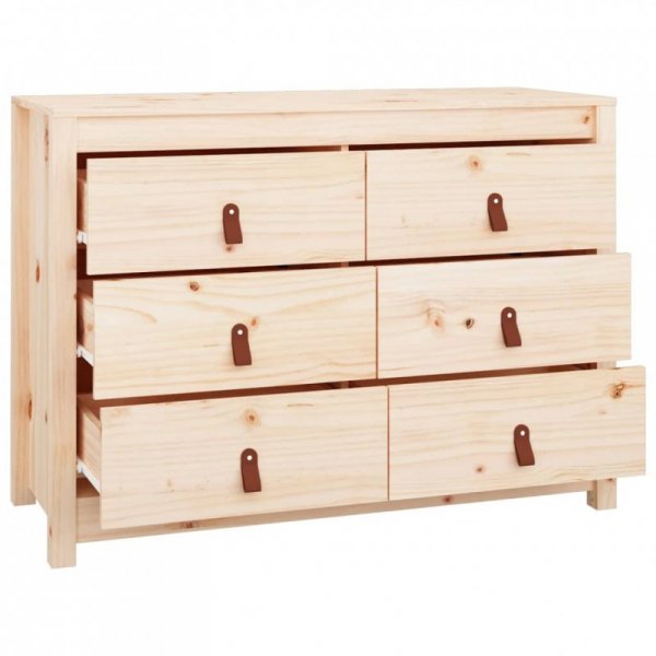 Komoda, 100x40x72 cm, lite drewno sosnowe