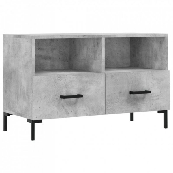 Szafka pod TV, szarość betonu, 80x36x50 cm