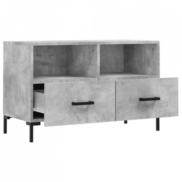 Szafka pod TV, szarość betonu, 80x36x50 cm