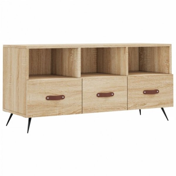 Szafka pod telewizor, dąb sonoma, 102x36x50 cm