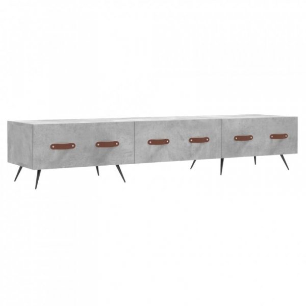 Szafka pod TV, szarość betonu, 150x36x30 cm