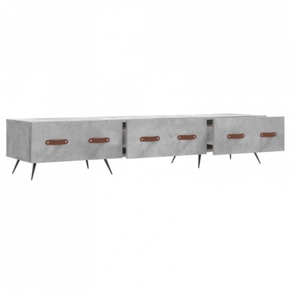 Szafka pod TV, szarość betonu, 150x36x30 cm