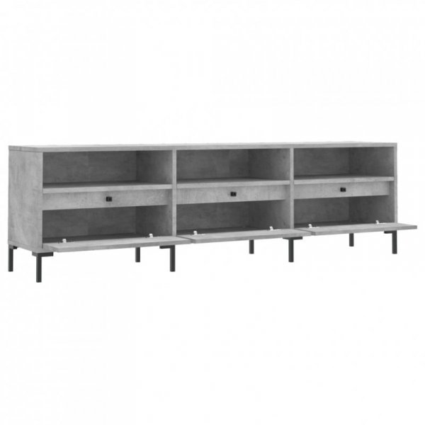 Szafka pod TV, szarość betonu, 150x30x44,5 cm