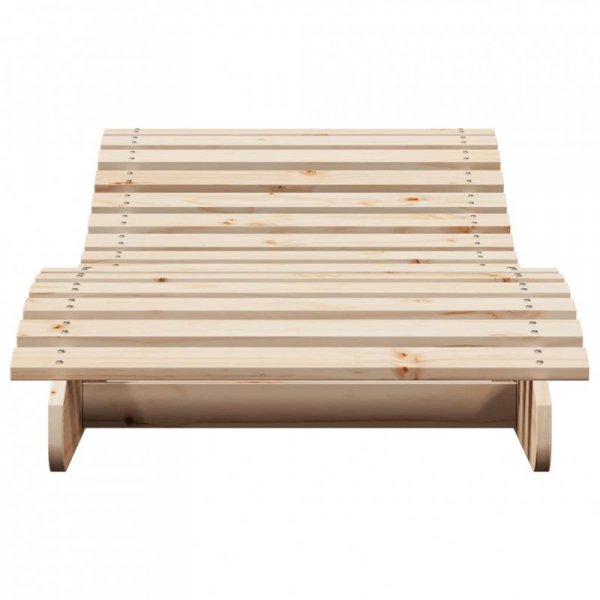 Leżak, 205x70x31,5 cm, lite drewno sosnowe