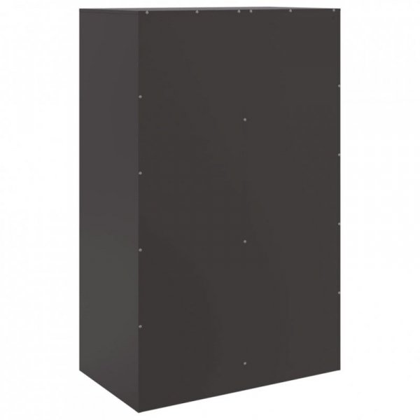 Szafka, czarna, 67x39x95 cm, stal