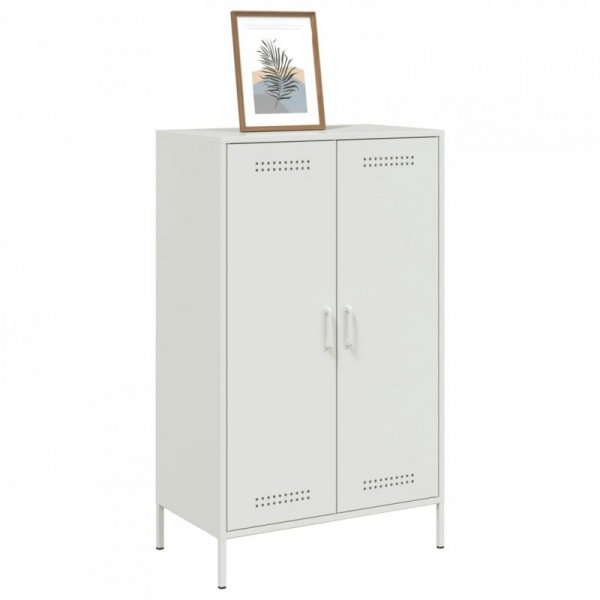Szafka, biała, 68x39x113 cm, stal