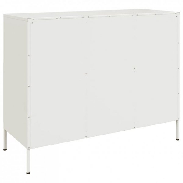 Szafka, biała, 100,5x39x79 cm, stal