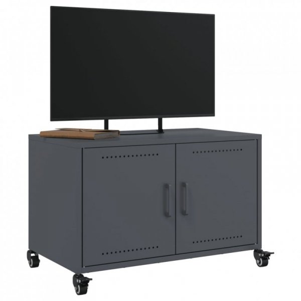 Szafka RTV, antracytowa, 68x39x43,5 cm, stal